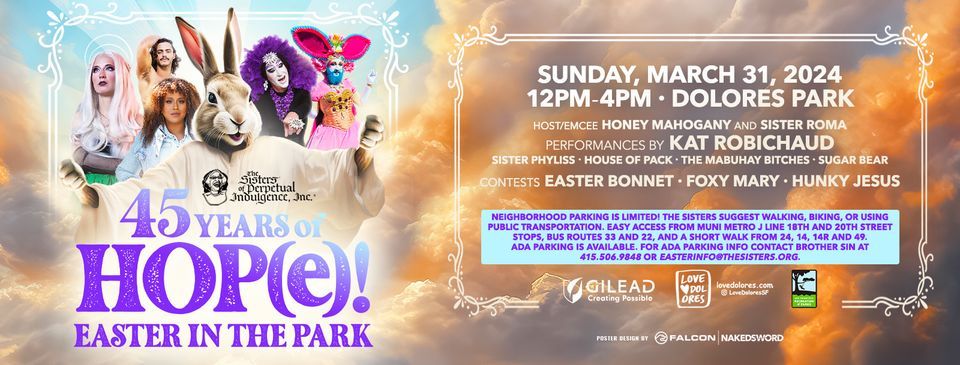 EASTER IN THE PARK: HUNKY JESUS & FOXY MARY CONTEST