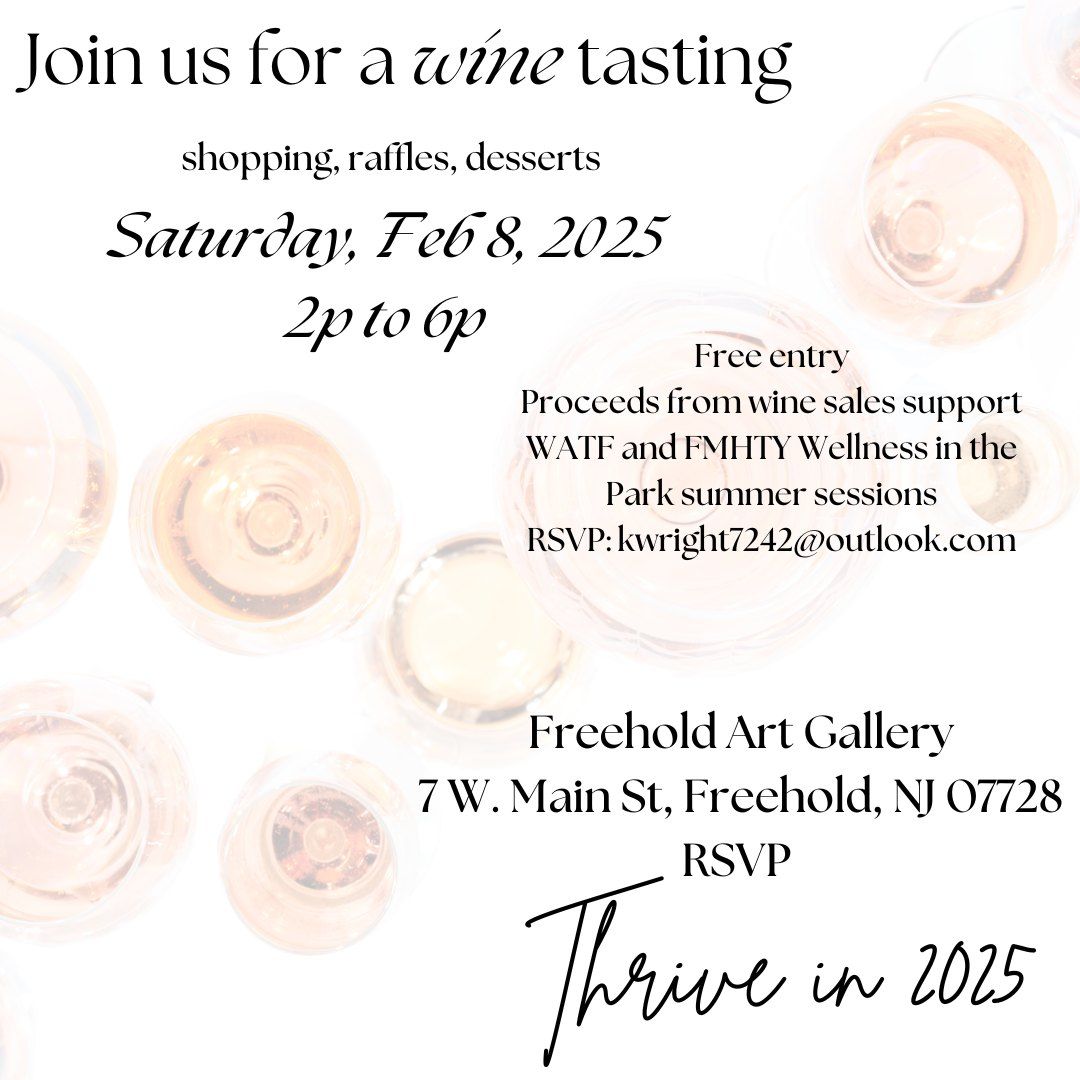 Health and Wellness Event & Wine Tasting