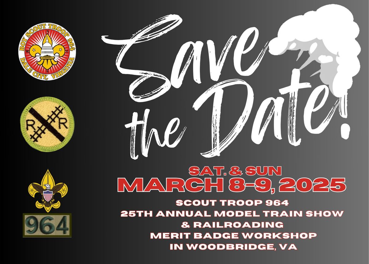 Troop 964B Model Train Show and Merit Badge Workshop