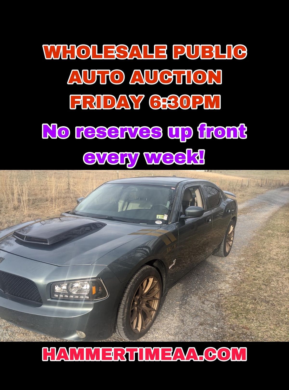 WHOLESALE PUBLIC AUTO AUCTION EVERY FRIDAY 6:30PM