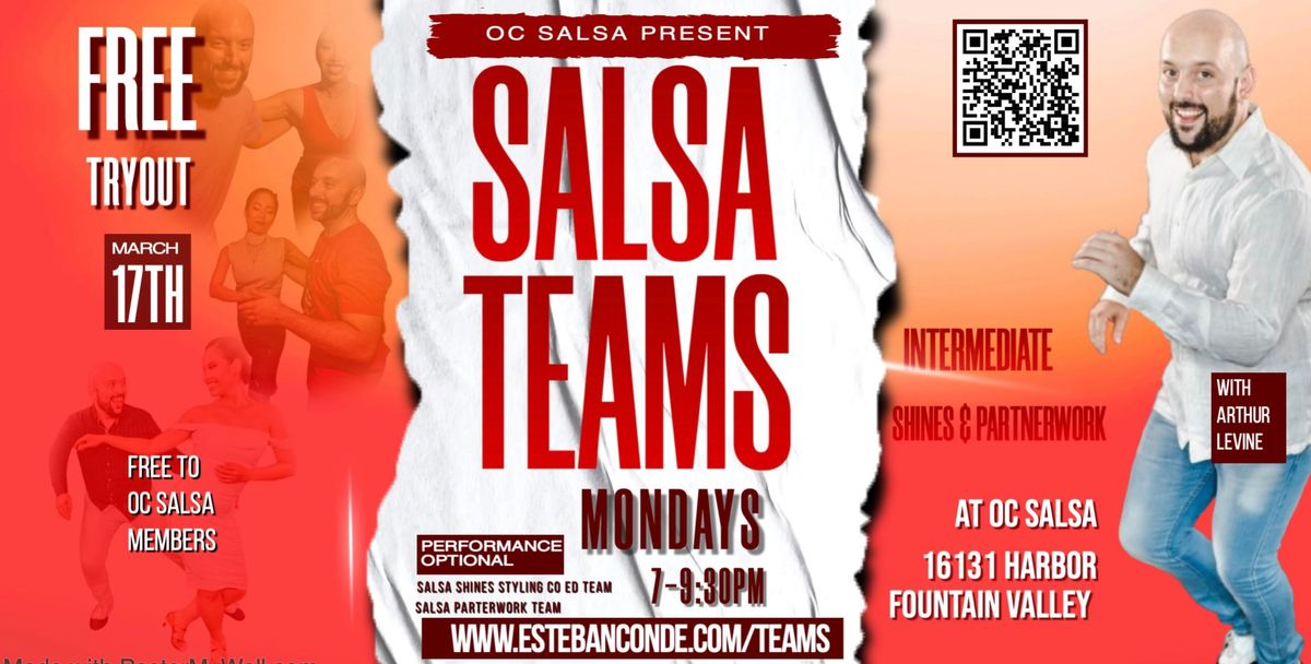 OC Salsa NEW Students Salsa Team FREE to Tryout