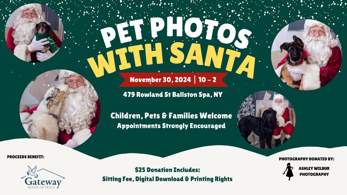 Pet Photos with Santa