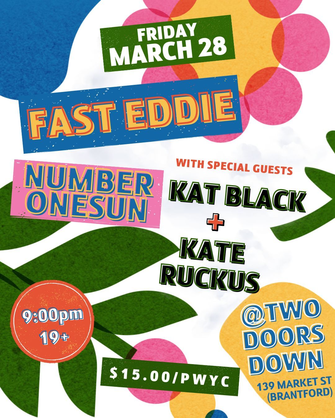 Fast Eddie, numberonesun, Kat Black & Kate Ruckus - Brantford