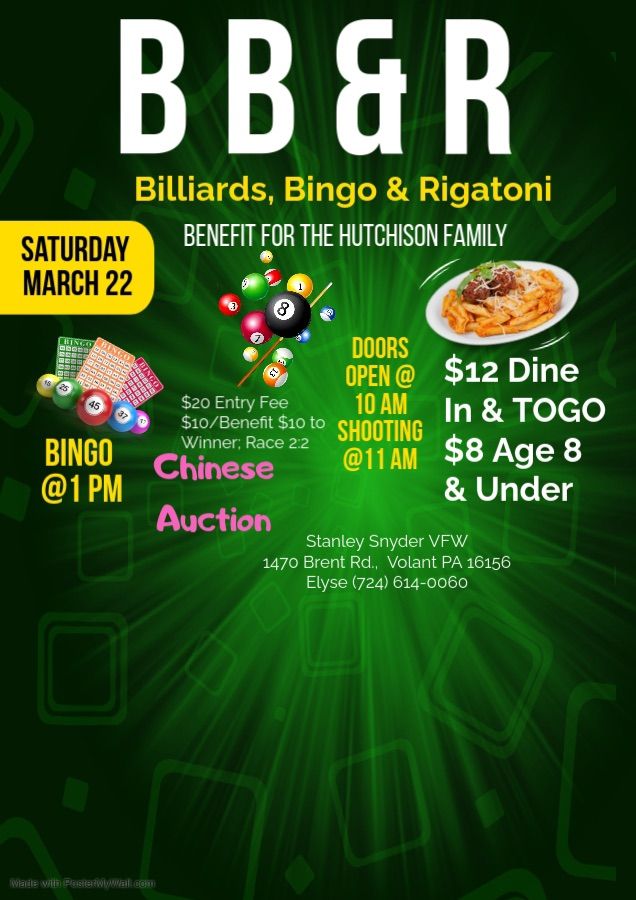 BB&R Benefit for the Hutchison Family