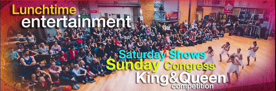 NZ Salsa Congress 2024 - FREE Saturday Lunchtime Performances
