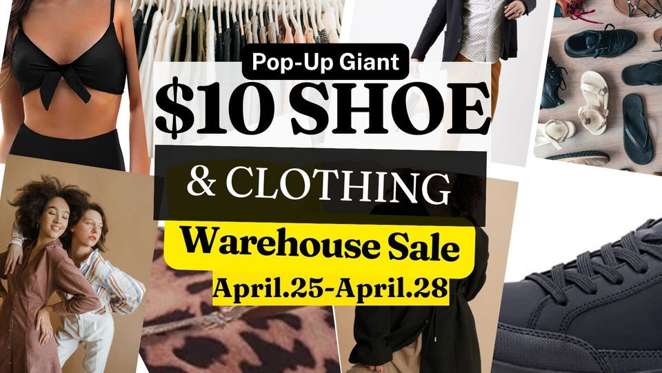 $10 Pop-Up Warehouse Sale
