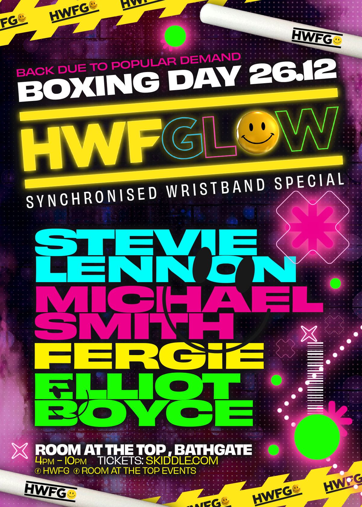 HWFGlow Boxing Day Special at Room At The Top