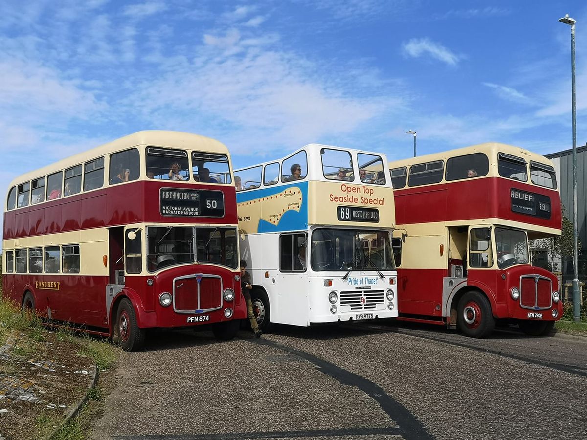 Thanet Vintage Bus Road Running Day