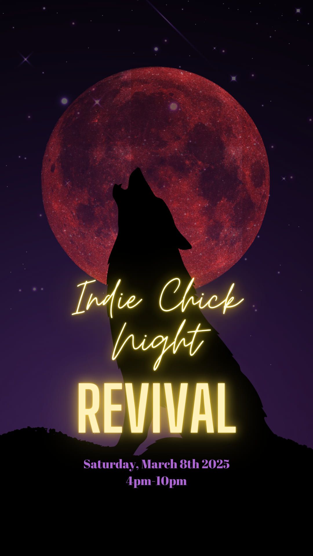 Indie Chick Night REVIVAL