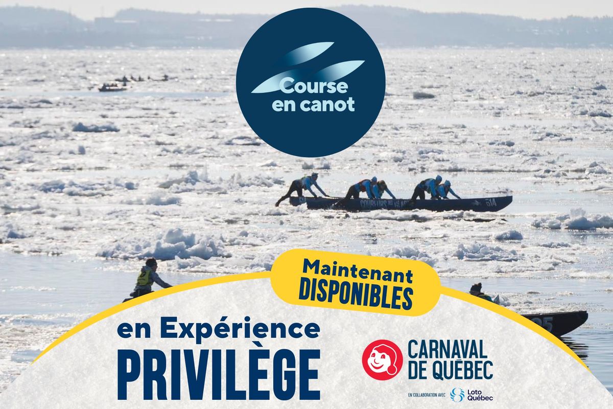 COURSE EN CANOT 2025 | 9 f\u00e9vrier 2025 | Carnaval de Qu\u00e9bec