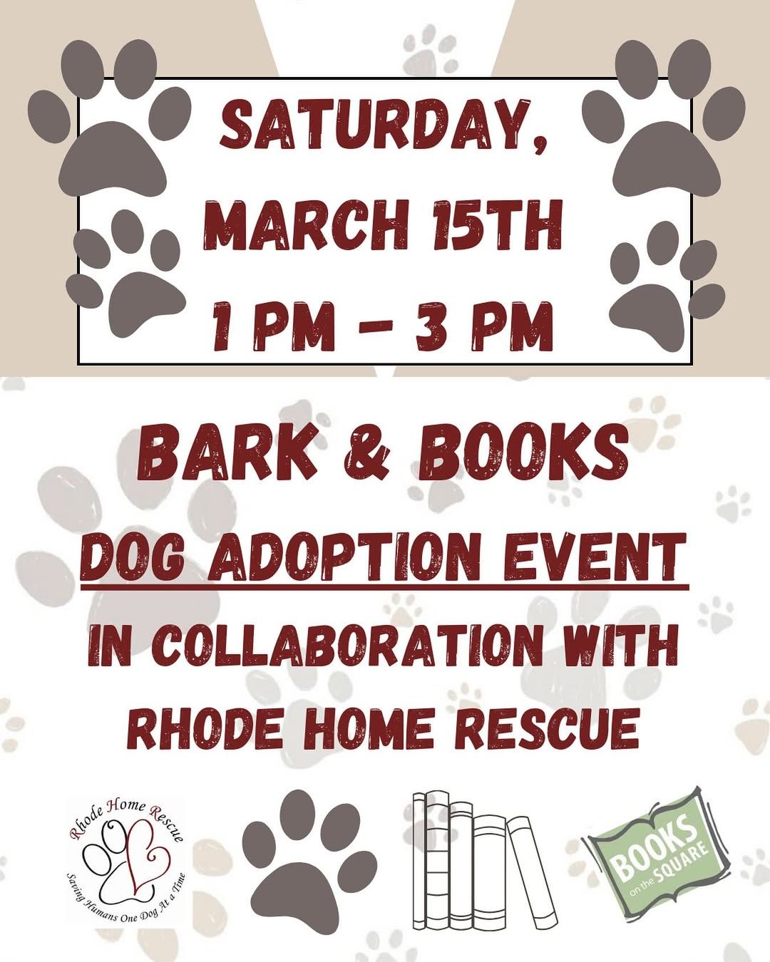 Bark and Books at Books on the Square! 