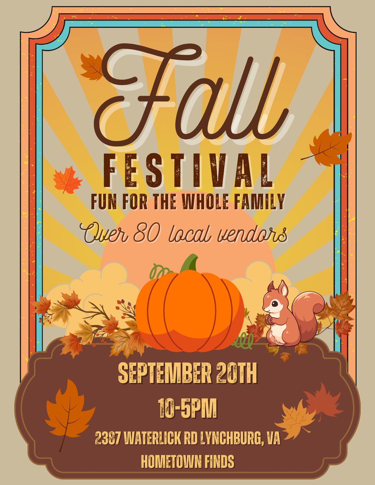 Fall Festival Vendor Event