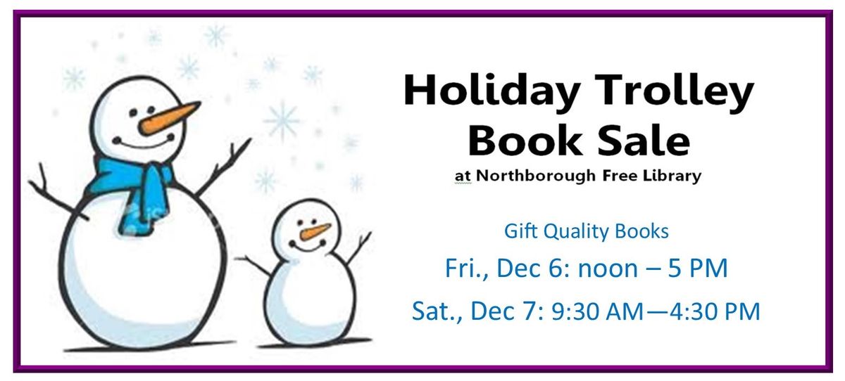 Holiday Trolley Booksale 2024