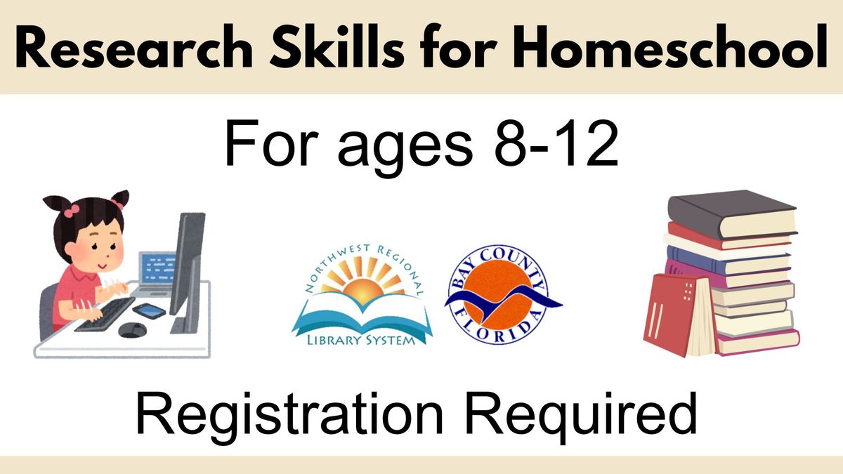 Research Skills for Homeschool (Ages 8 - 12, Registration Required))