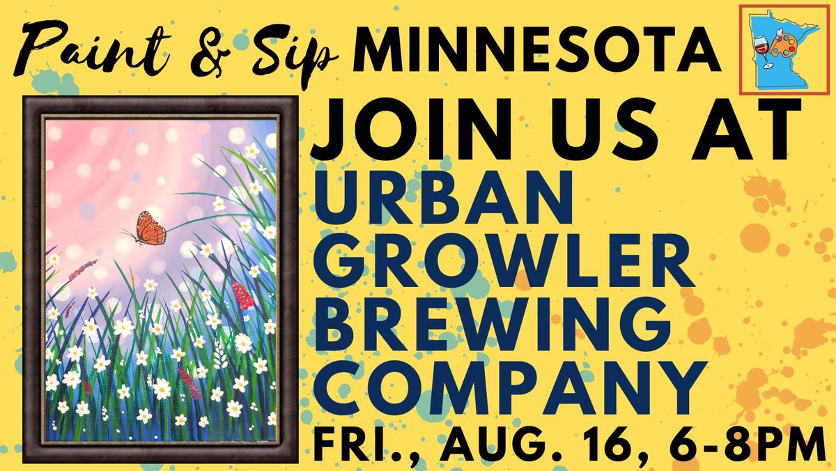 August 16 Paint & Sip at Urban Growler Brewing Company