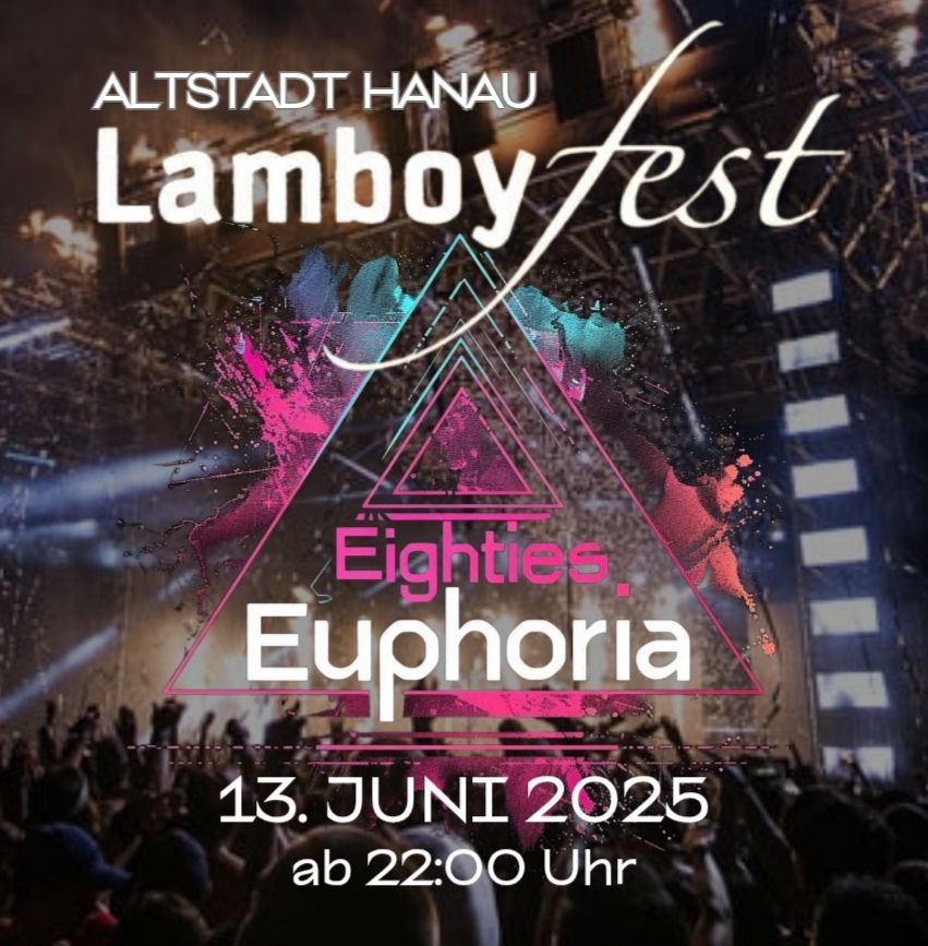 Eighties Euphoria auf dem Hanauer Lamboyfest 