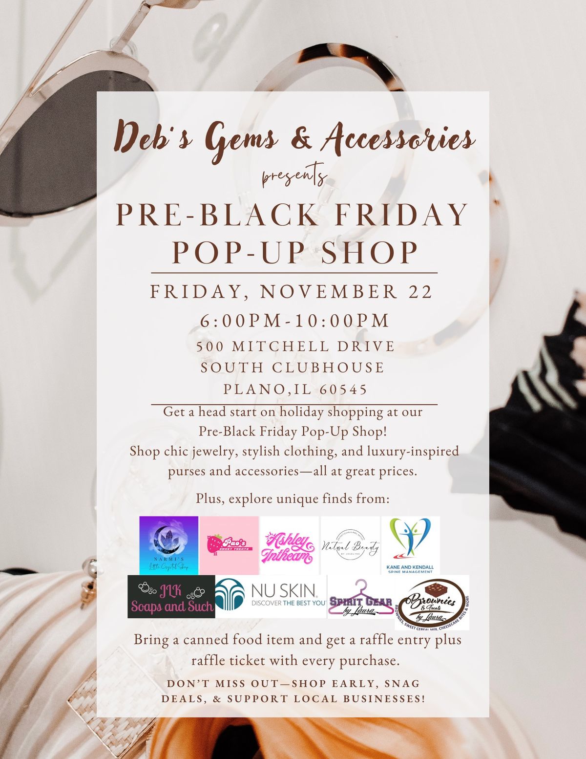 Deb\u2019s Gems and Accessories Pop-Up Shop