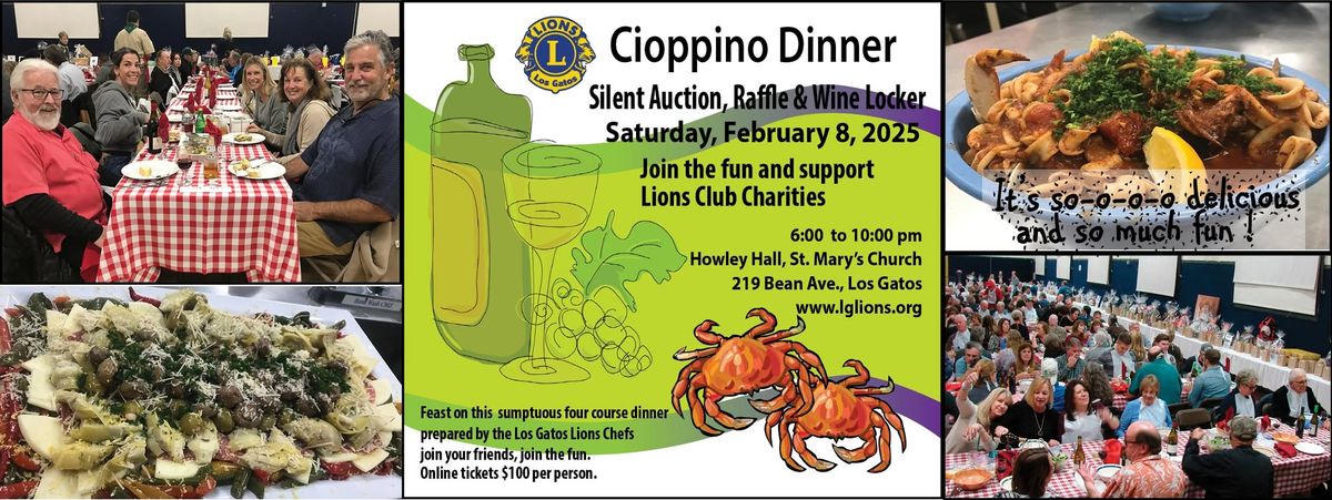 Los Gatos Lions Club Cioppino Dinner