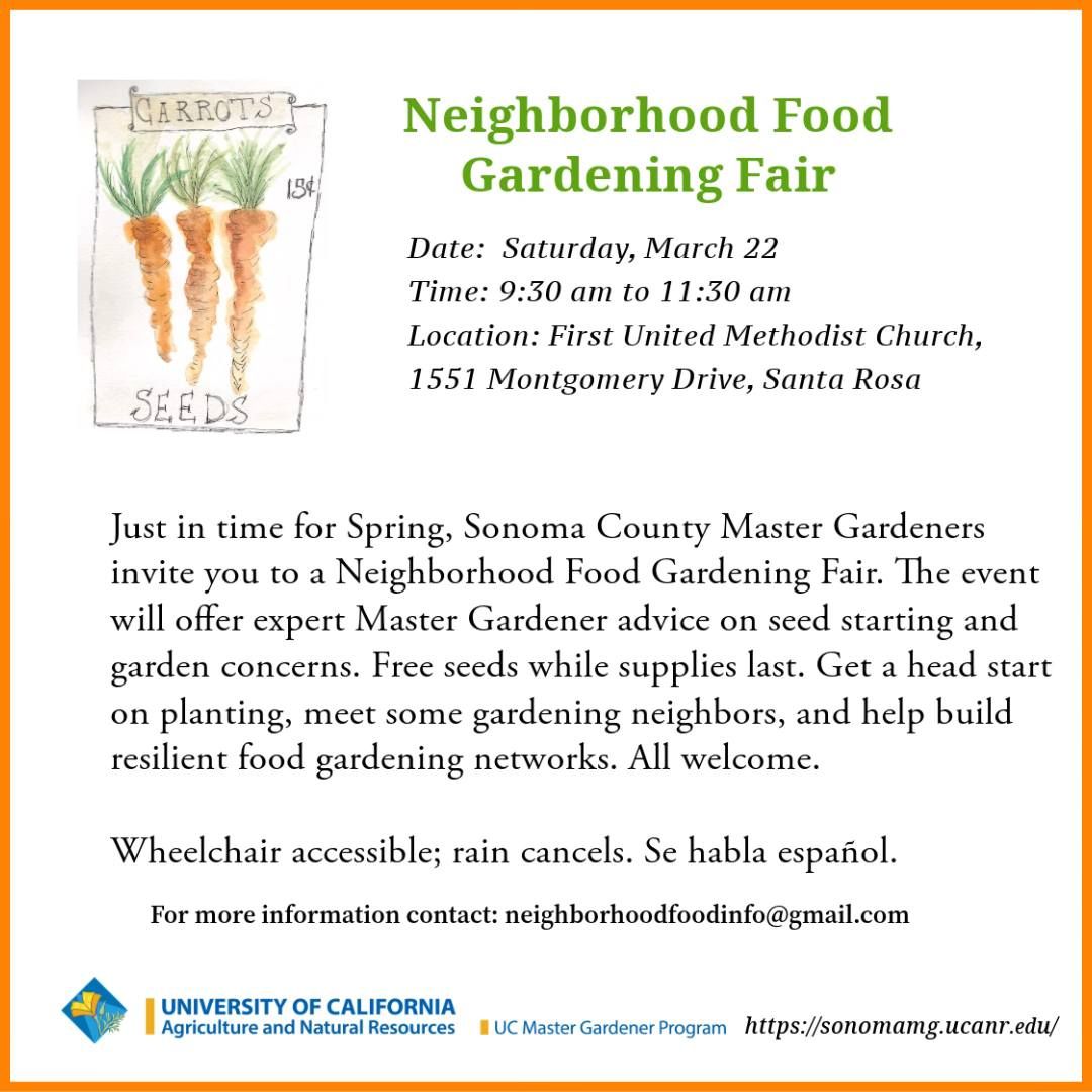 Neighborhood Food Gardening Fair