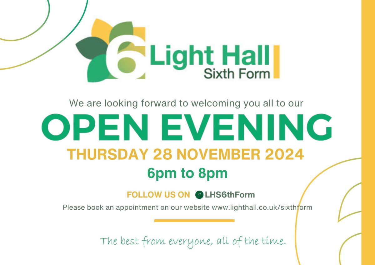 Sixth Form Open Evening