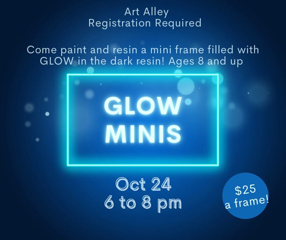 Glow Minis : Paint and Resin your own mini frame! 