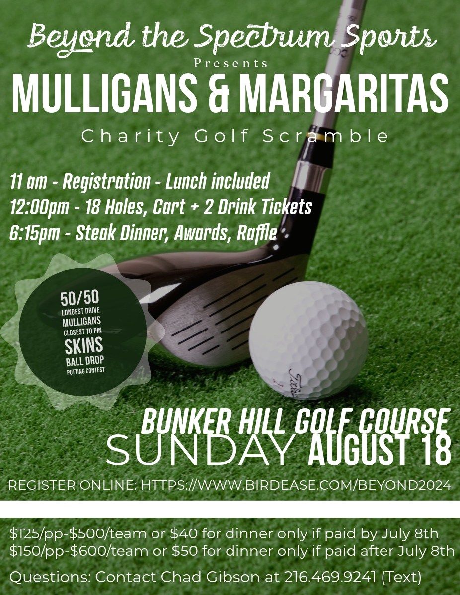 Mulligans & Margaritas Charity Golf Outing