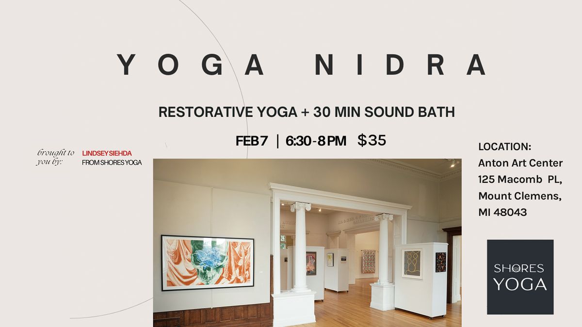 Yoga Nidra at the Anton Art Center