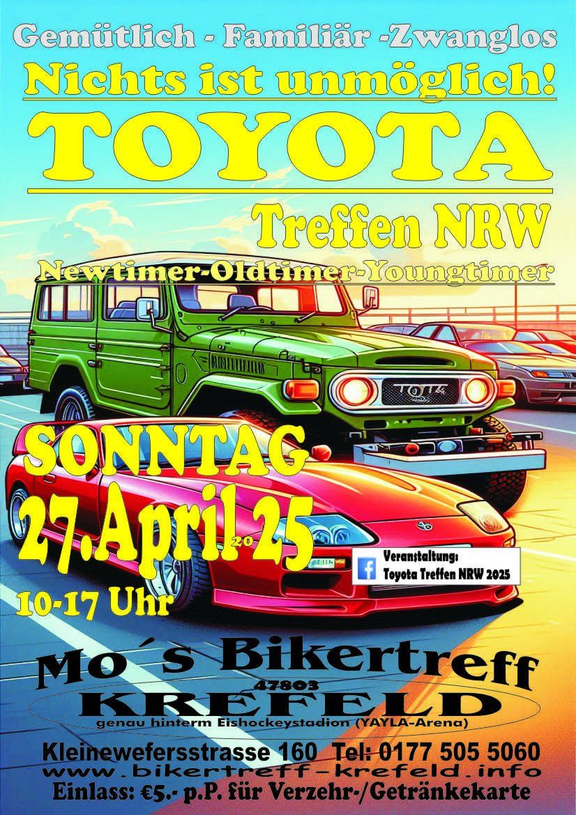 Toyota Treffen NRW 2025