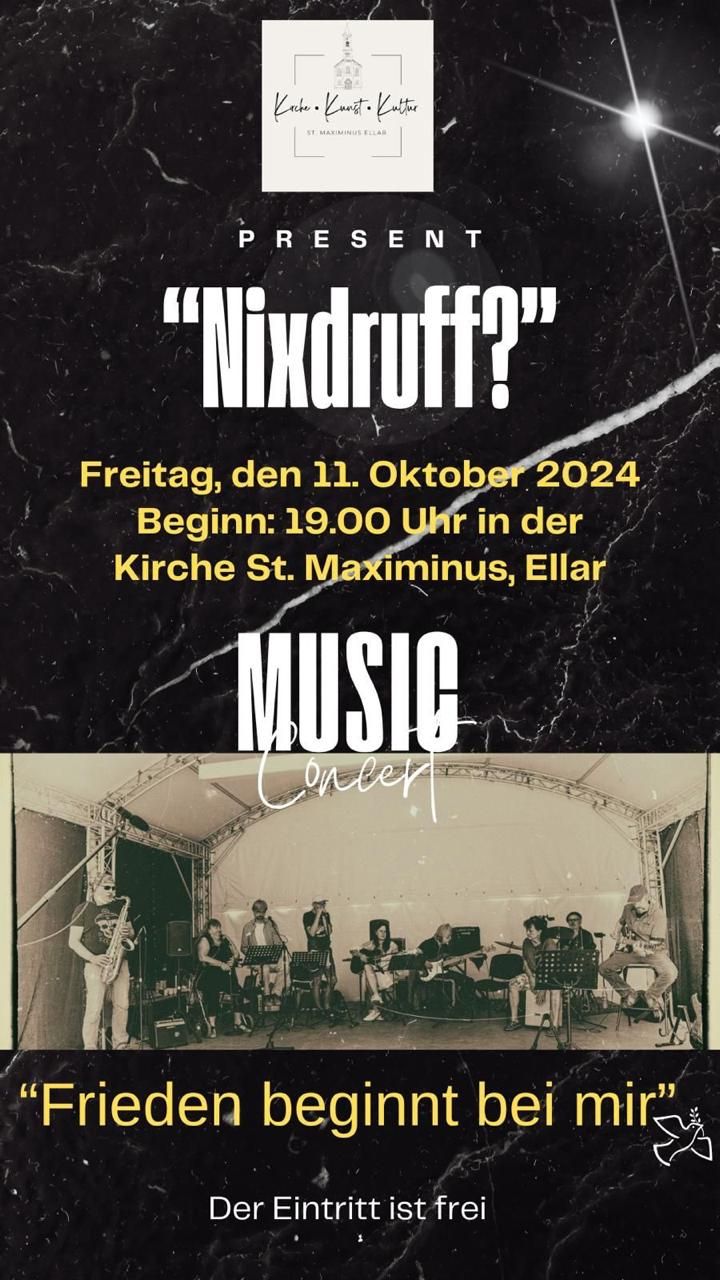 "Nix Druff?" in Concert