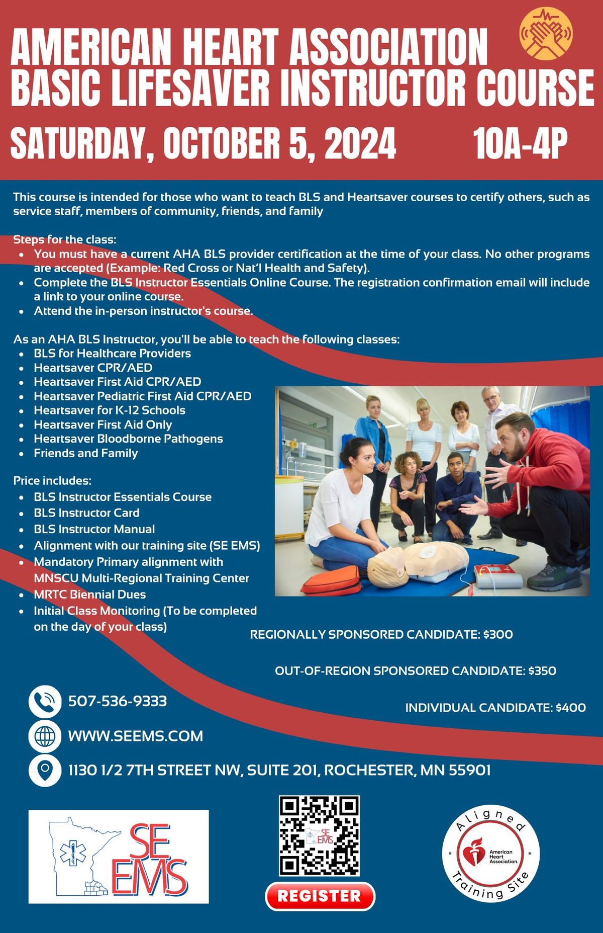 AHA BLA CPR INSTRUCTOR COURSE