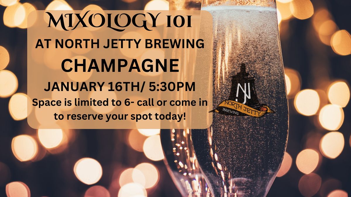 Mixology 101-CHAMPAIGN COCKTAILS ****CLASS IS FULL****