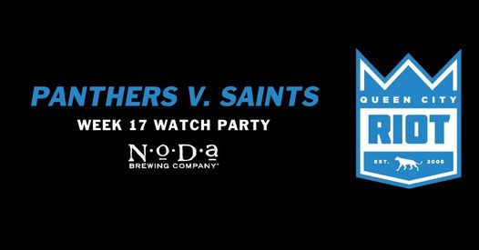 Panthers v. Saints - Week 17 Watch Party!