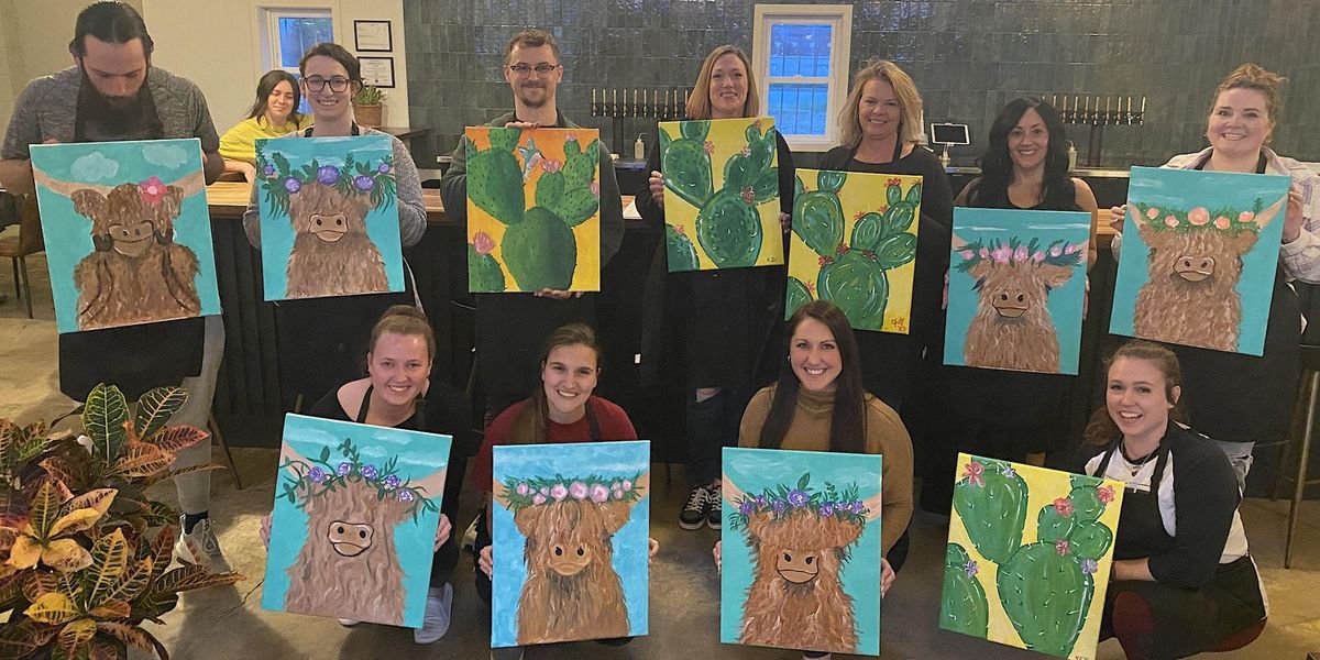 Paint and Sip Night at The Abbey Taphouse Greensboro