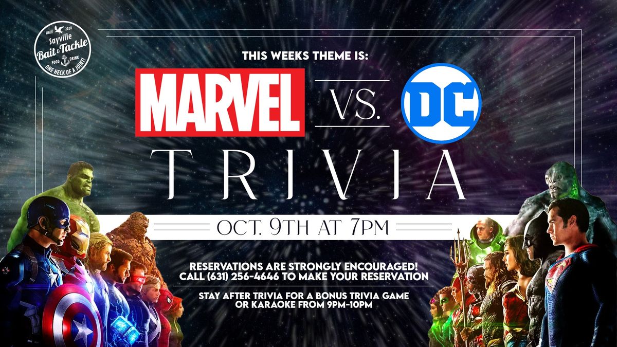 Marvel Vs. DC Trivia