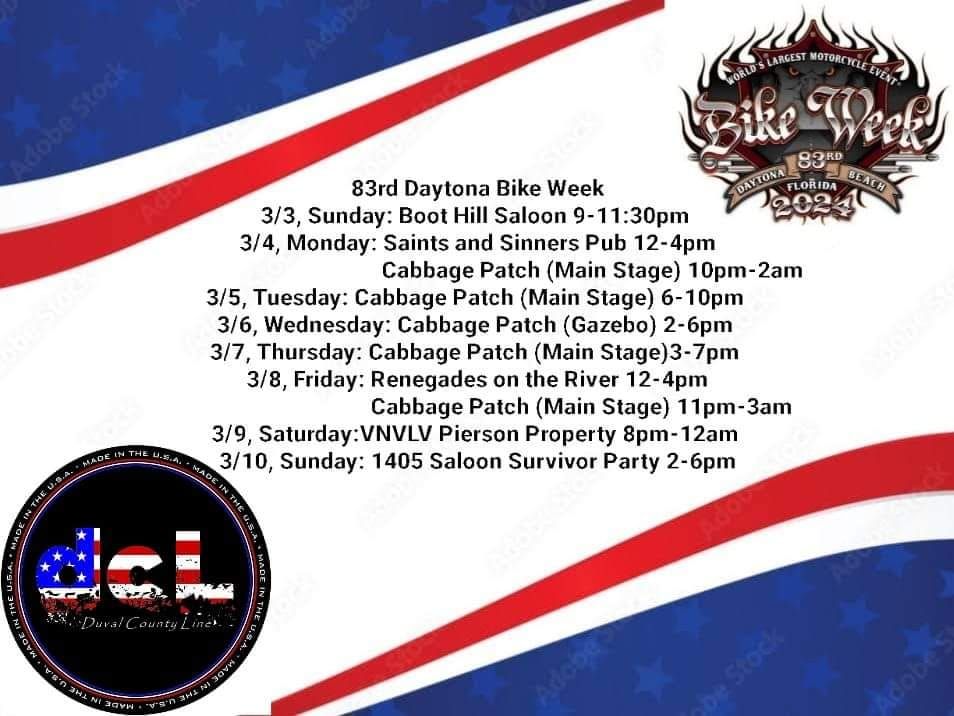 DCL 2024 Bike Week Mayhem , Daytona Bike Week, Daytona Beach, 3 March