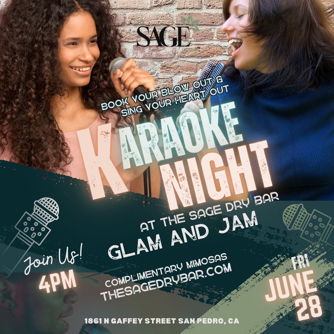 Karaoke Night at The Sage Dry Bar | Glam and Jam