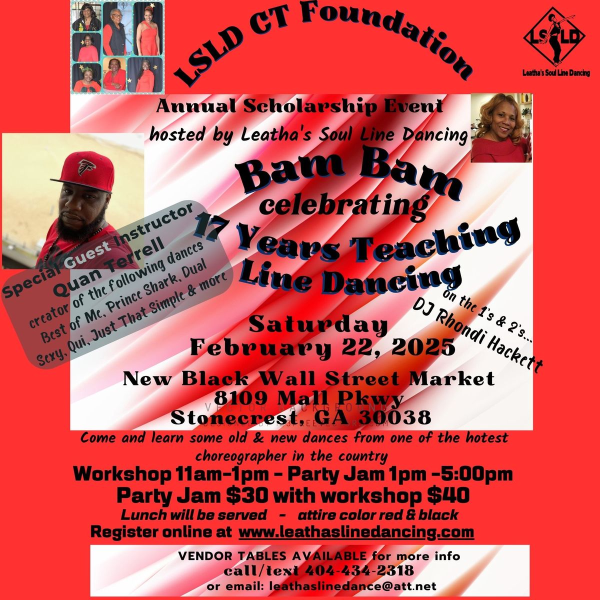 LSLD CT Foundation Annual Scholarship Event - Bam Bam's 17 Years Teaching Anniversary