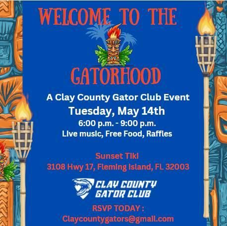Welcome to the "GatorHood Tiki style" presented by the Clay Gators 