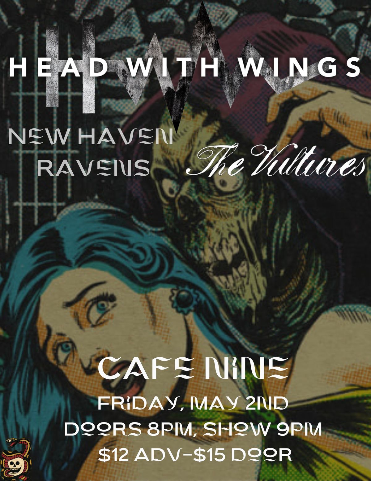 The Flying Show: Head with Wings, The Vultures, New Haven Ravens 