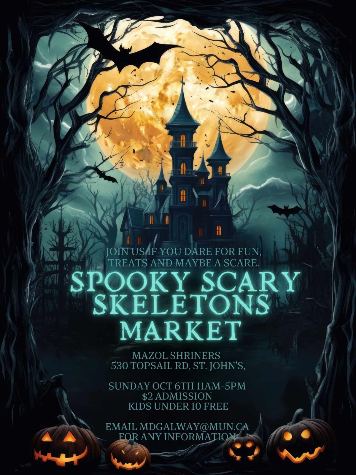 Spooky Scary Skeletons Market 