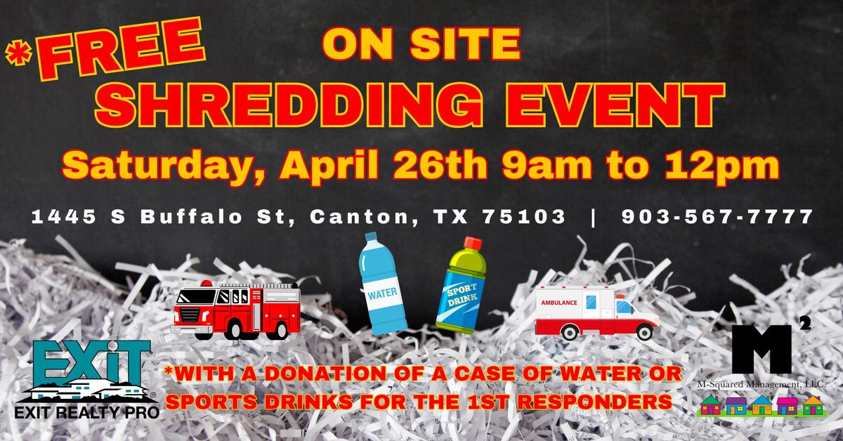 ON SITE SHREDDING EVENT