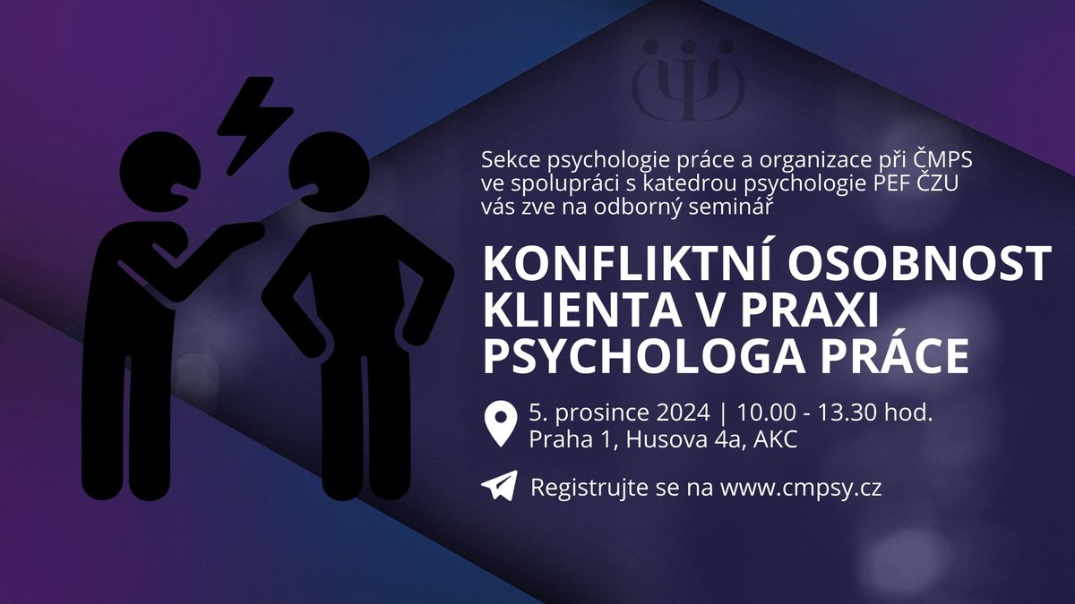 Konfliktn\u00ed osobnost klienta v praxi psychologa pr\u00e1ce