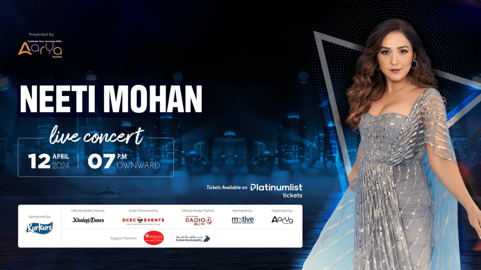 Neeti Mohan Live in Concert - A Night to Remember for Eid at Zabeel Park Amphitheater, Dubai