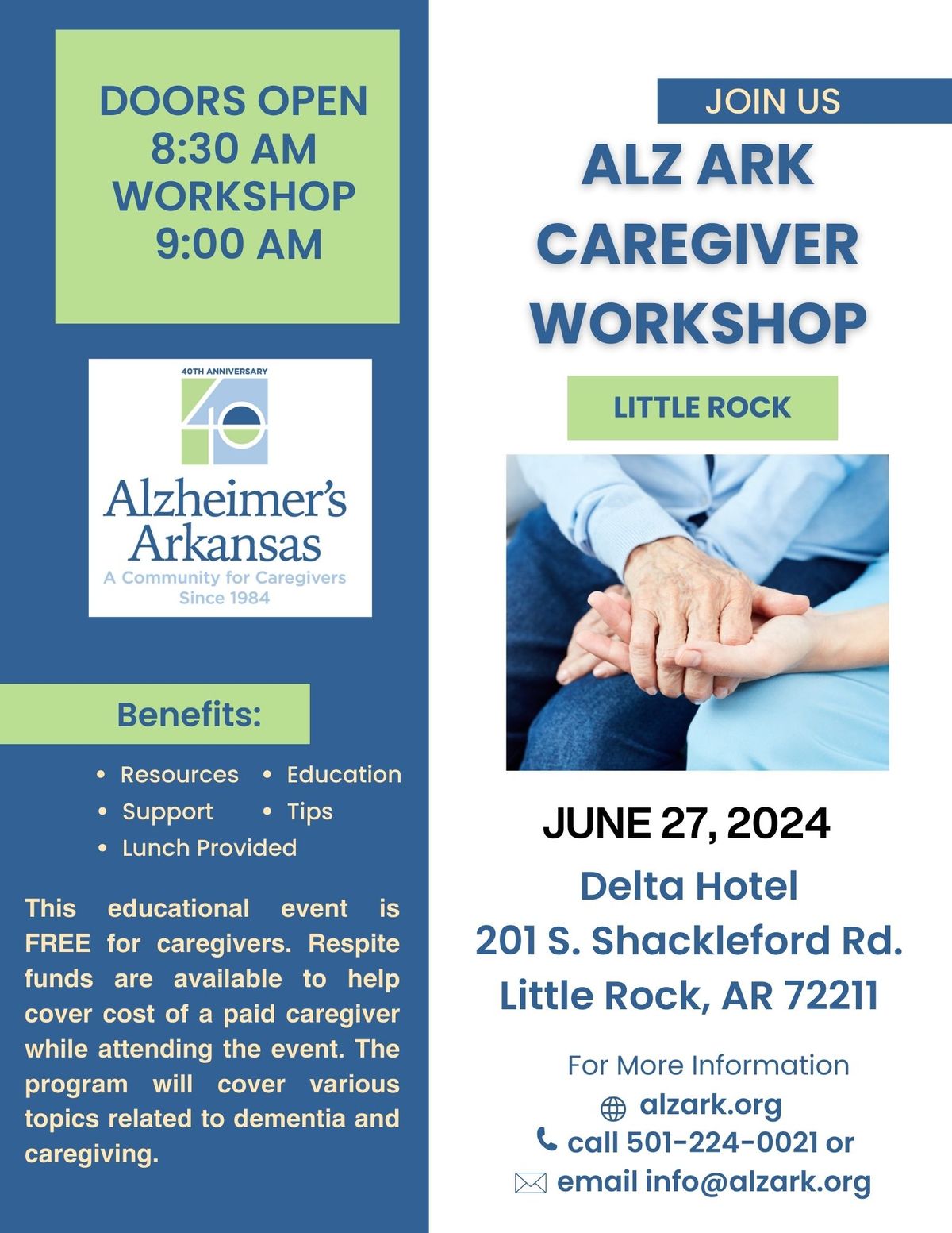 AlzARK Caregiver Workshop