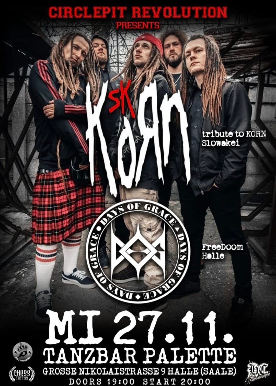 KORN SK, DAYS OF GRACE