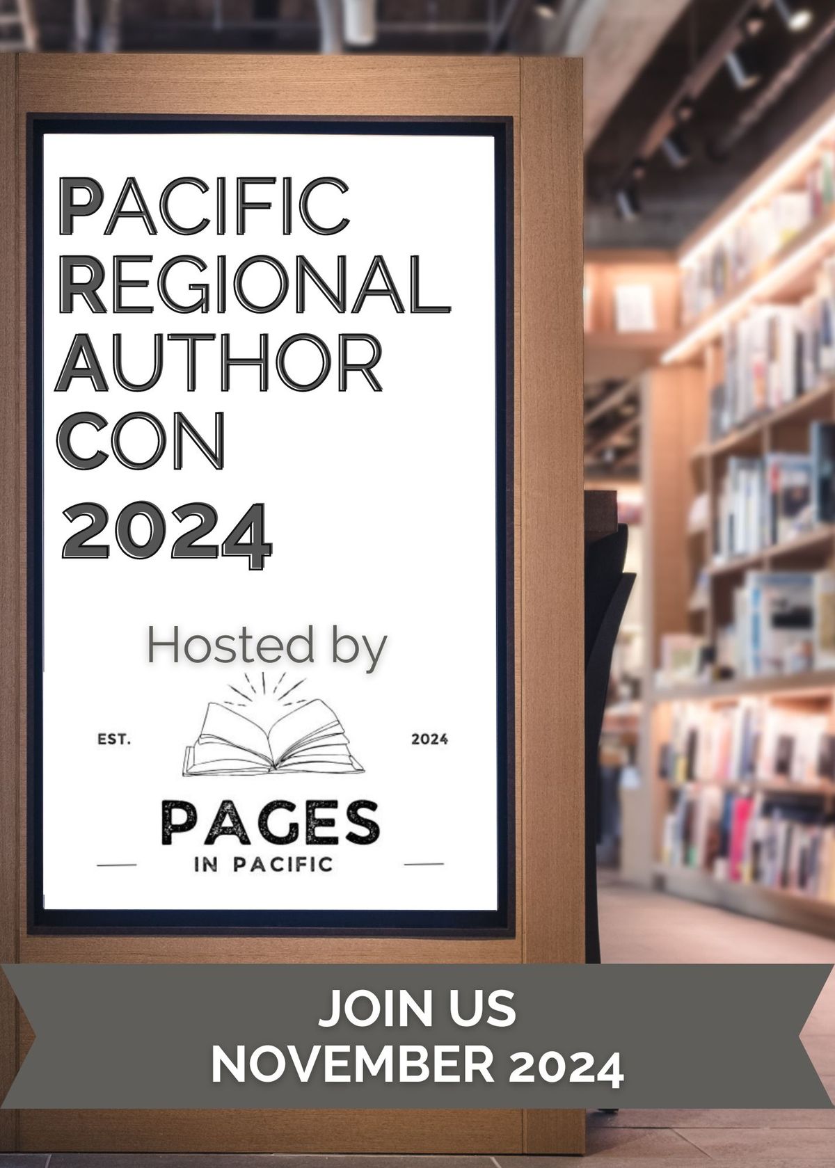 Pacific Regional Author Con 2024