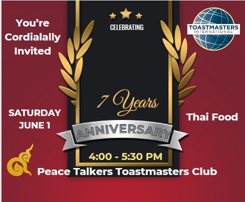 Peace Talkers 7th Anniversary Celebrations June 1