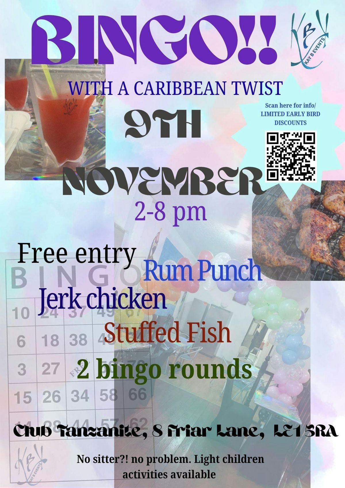 BINGO!! with a Caribbean twist