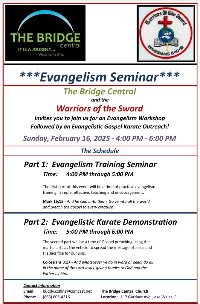 Evangelism Seminar