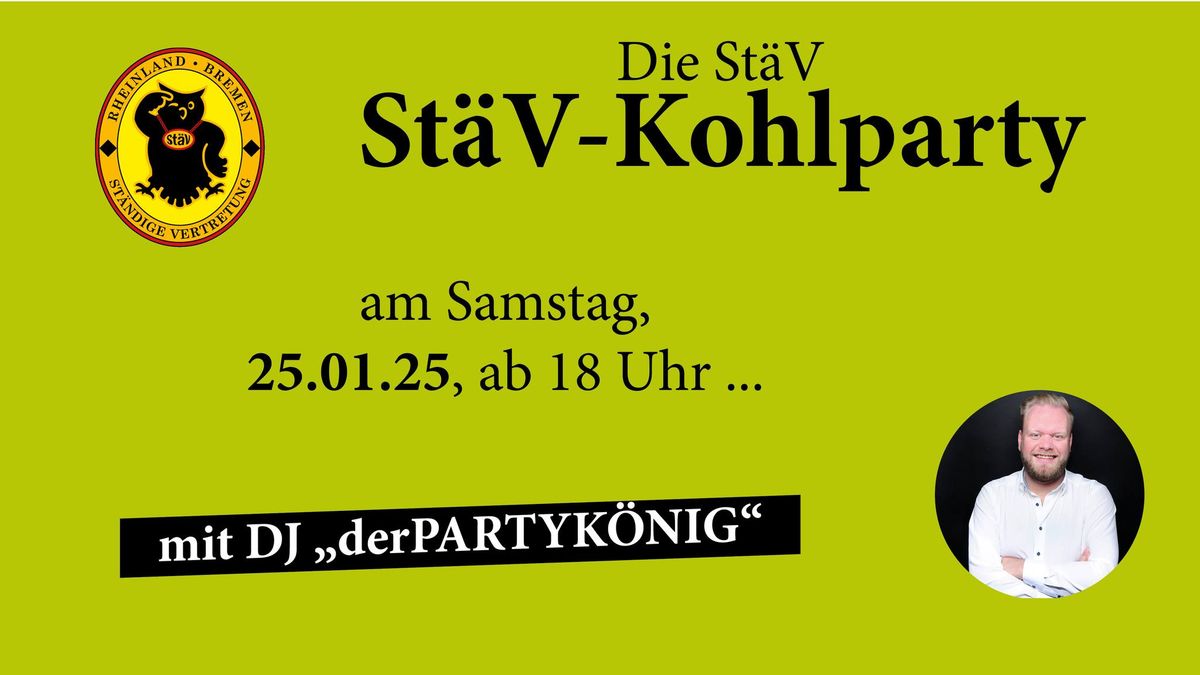 Die St\u00e4V Kohlpartys 2025 mit DJ K\u00d6NIG 